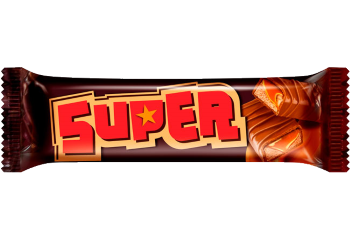 Батончик SUPER с нугой и карамелью 40 гр