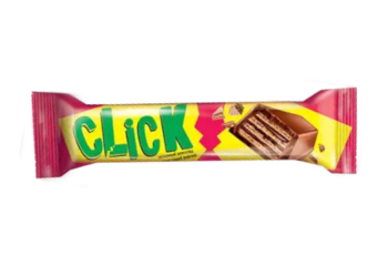 Батончик вафельный Click 38 гр.