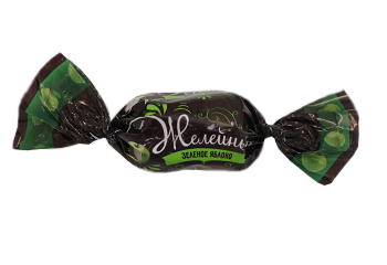 Конфеты Желейные зеленое яблоко КДВ