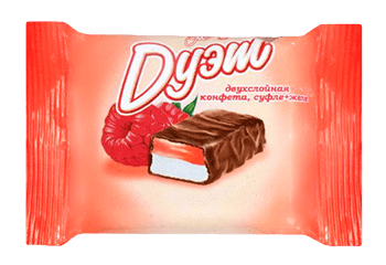 Конфета Дуэт малина